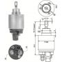 Contact solenoid demaror Contact solenoid demaror