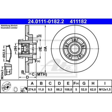 Brake disk with bearing