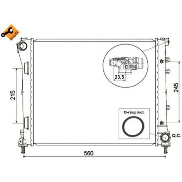 Radiator racire cu apa