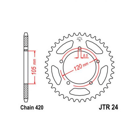 Pinion spate