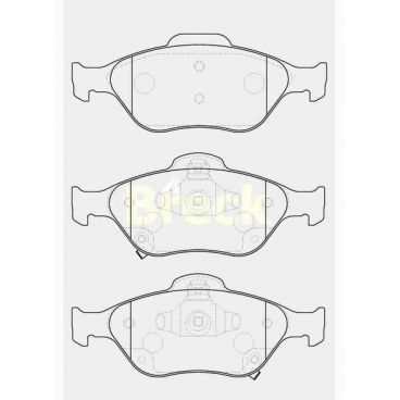 Set placute frana
