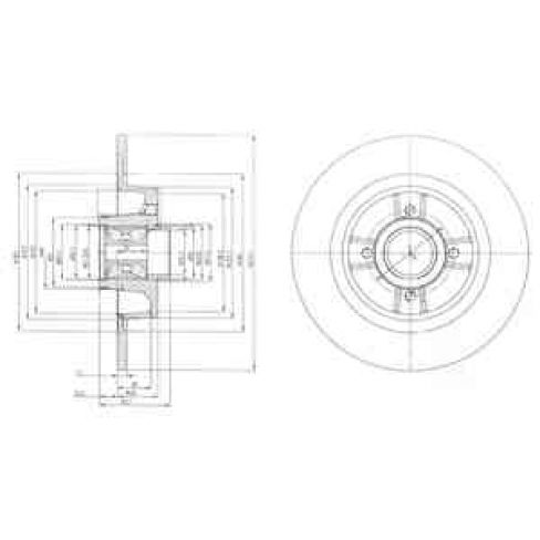 Brake disk with bearing Brake disk with bearing