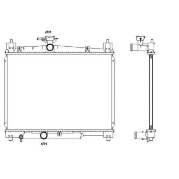 Radiator racire cu apa