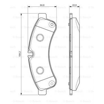 Set placute frana