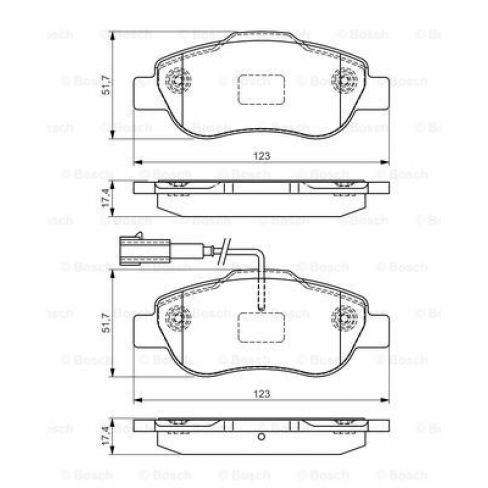 Set placute frana Set placute frana