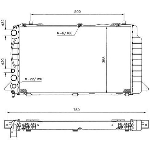 Radiator racire cu apa