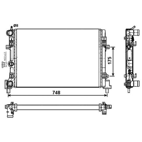 Radiator racire cu apa