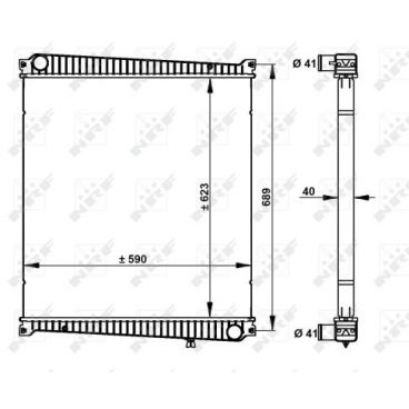 Radiator racire cu apa