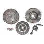 Clutch kit with dual mass flywheel and pneumatic bearing