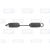 Brake shoe spring
