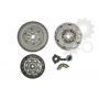 Clutch kit with dual mass flywheel and bearing