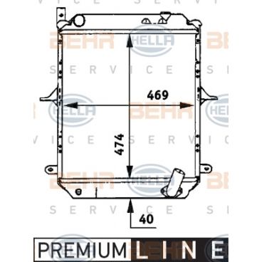 Radiator racire cu apa