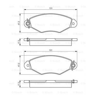 Set placute frana