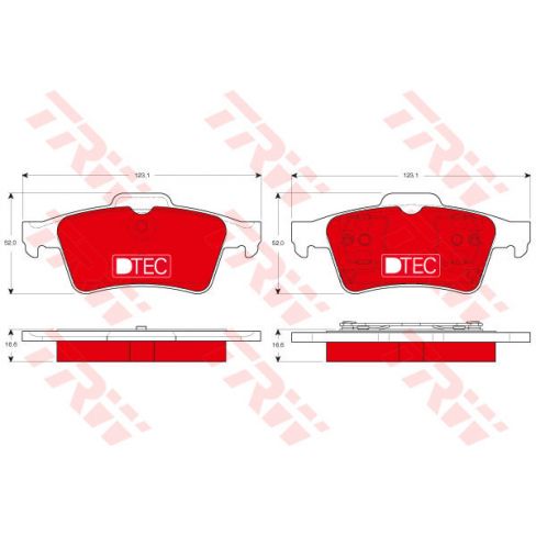 Set placute frana Set placute frana