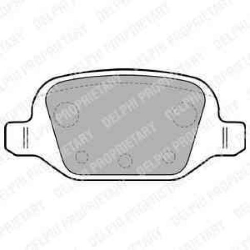Set placute frana