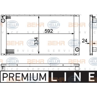 Radiator racire cu apa