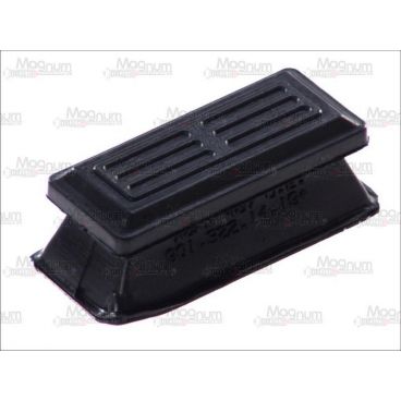 Leaf spring rubber cushion