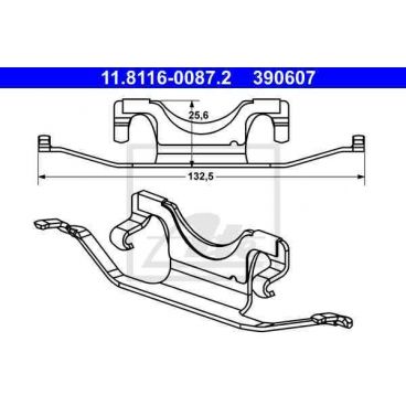 Kit de montaj placute frana