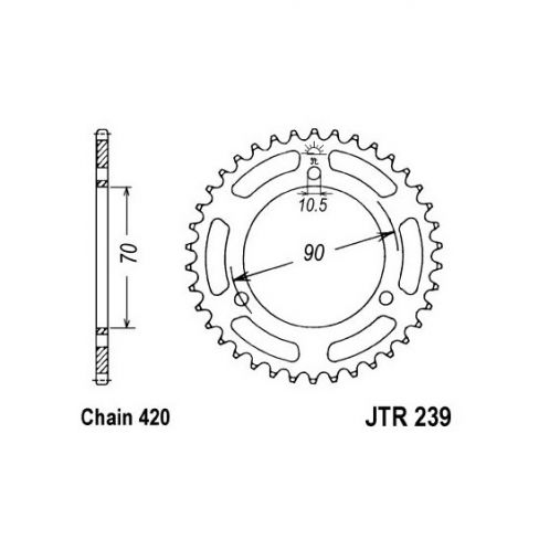 Pinion spate