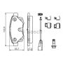 Set placute frana