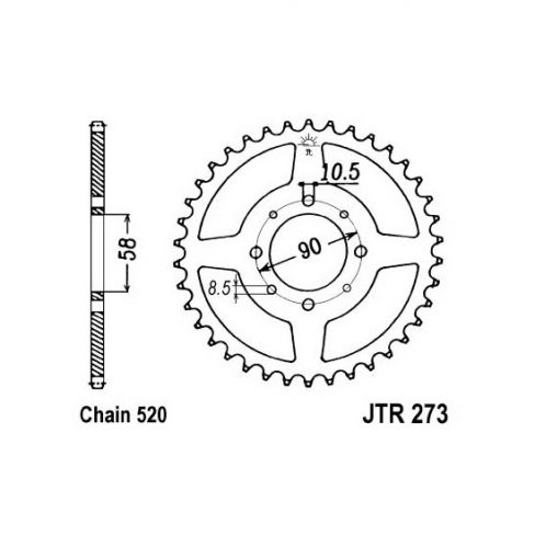Pinion spate