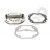 Compressor head intermediate plate