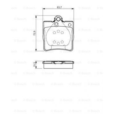 Set placute frana