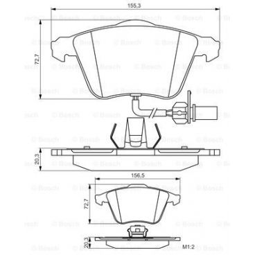 Set placute frana
