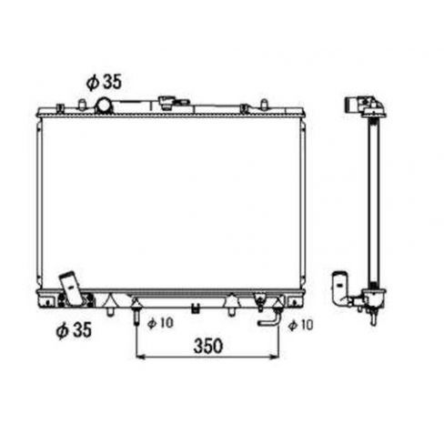 Radiator racire cu apa