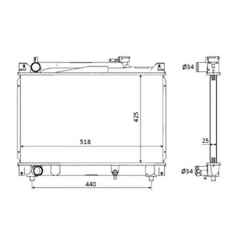 Radiator racire cu apa Radiator racire cu apa