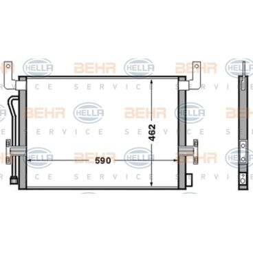 Radiator aer conditionat