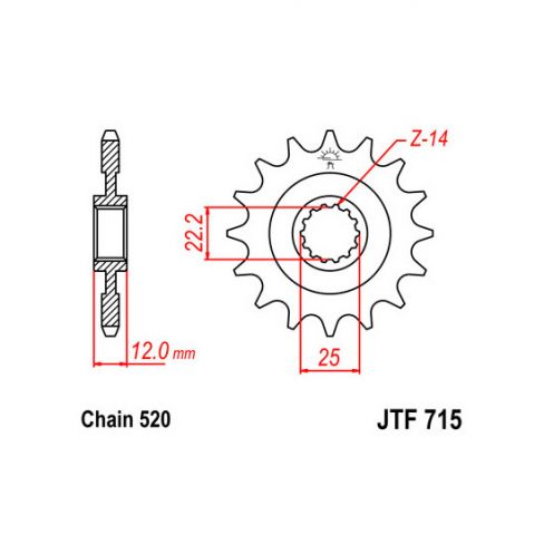 Pinion fata