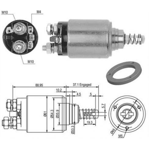 Contact solenoid demaror Contact solenoid demaror