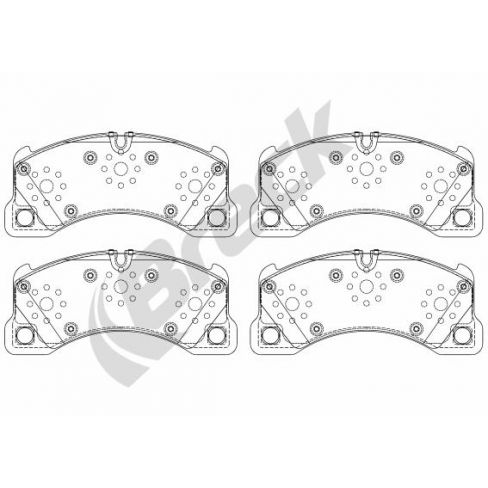 Set placute frana Set placute frana