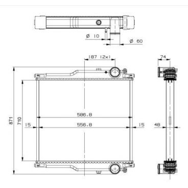 Radiator racire cu apa