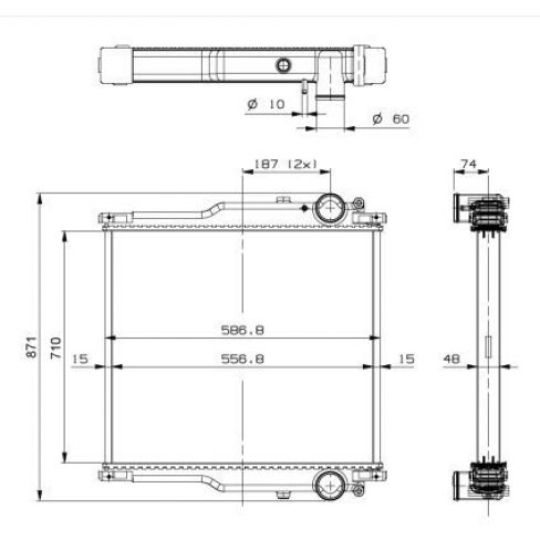 Radiator racire cu apa Radiator racire cu apa