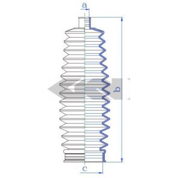 Carcasa caseta directie