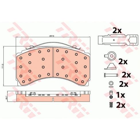 Set placute frana Set placute frana
