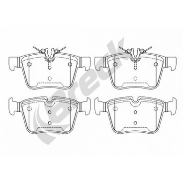 Set placute frana