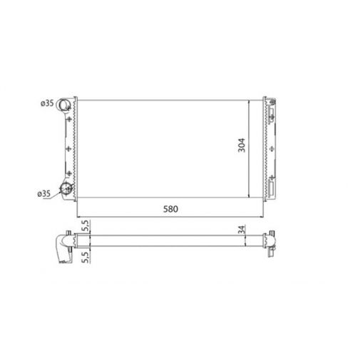 Radiator racire cu apa Radiator racire cu apa