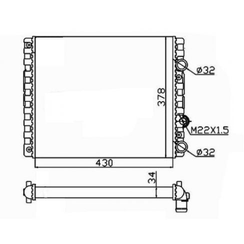 Radiator racire cu apa