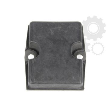 Leaf spring rubber cushion