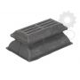 Leaf spring rubber cushion