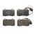 Set placute frana