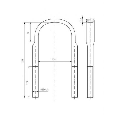 Leaf spring shackle