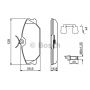 Set placute frana