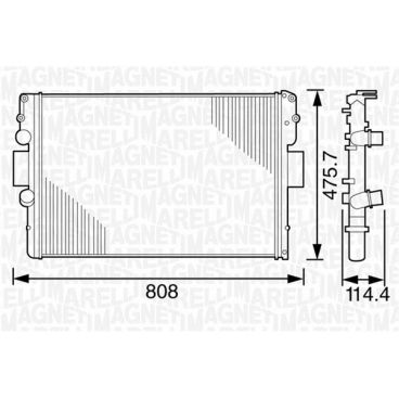 Radiator racire cu apa