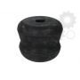 Leaf spring rubber cushion