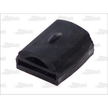 Leaf spring rubber cushion