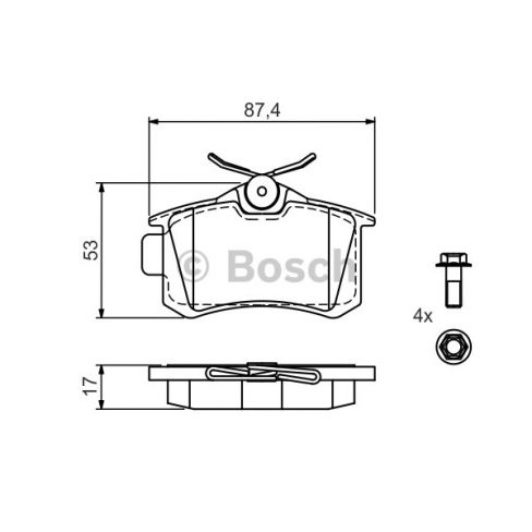 Set placute frana Set placute frana